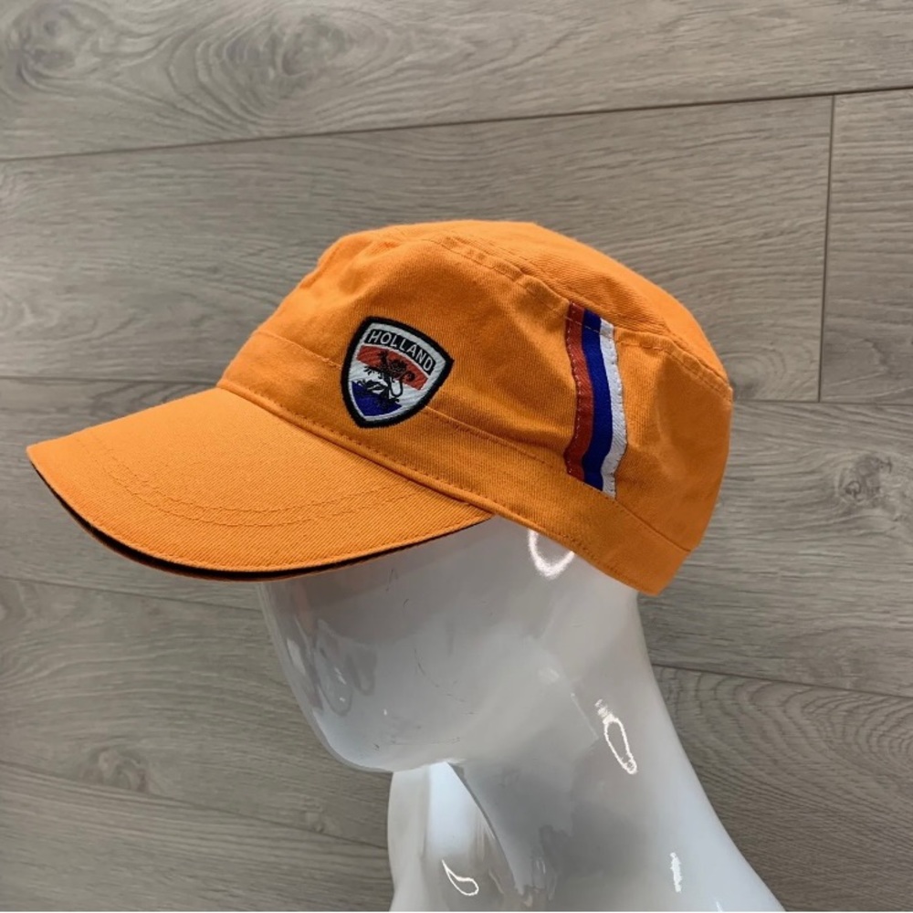 Holland Embroidered Orange Cadet Hat Cap